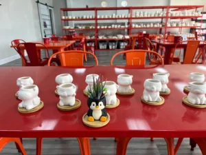 pottery awaits at Pottery Painting Studio Fayetteville Georgia