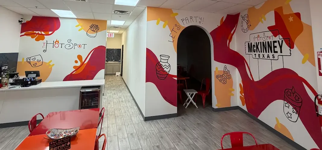 paint your own pottery studio McKinney TX