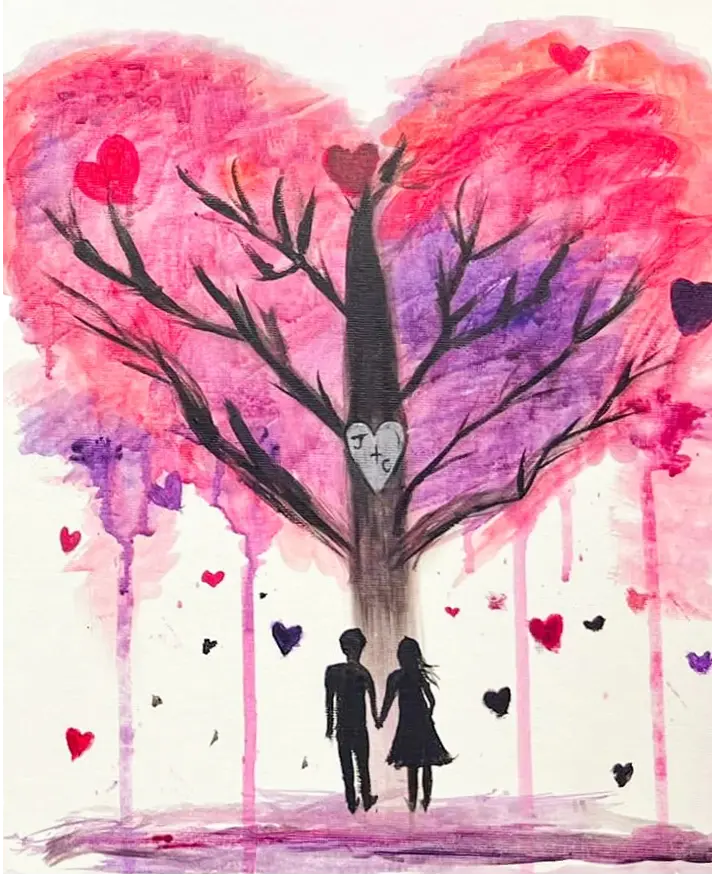 creative franchise canvas painting example pottery studio